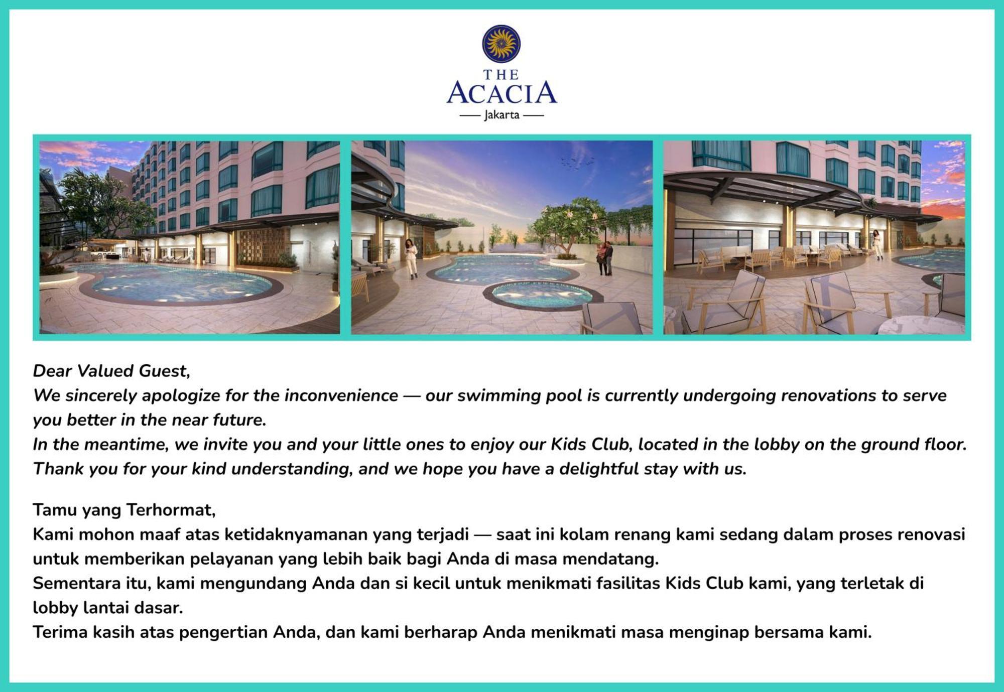 The Acacia Hotel Jakarta Exterior photo